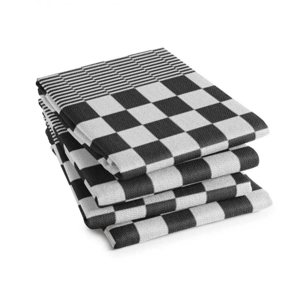DDDDD Theedoeken Barbeque Black (set van 6) Best
