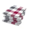 Theedoeken DDDDD Carre Antraciet (Set van 6)