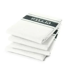 Theedoeken DDDDD Glazendoek Wit (set van 6)