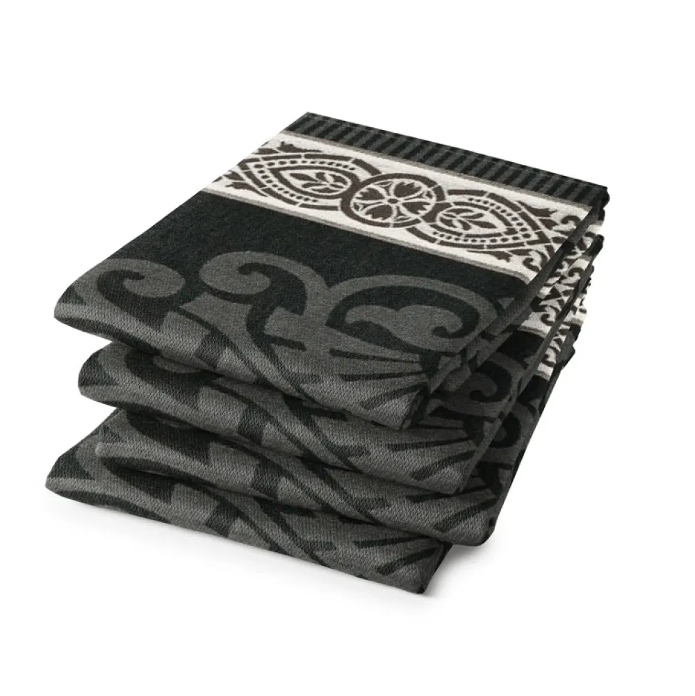 DDDDD Theedoeken Rozet Grijs (Set van 6) Clearance