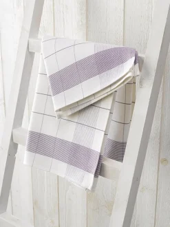 De Witte Lietaer Theedoeken Mixte Lavender (2 stuks) Clearance