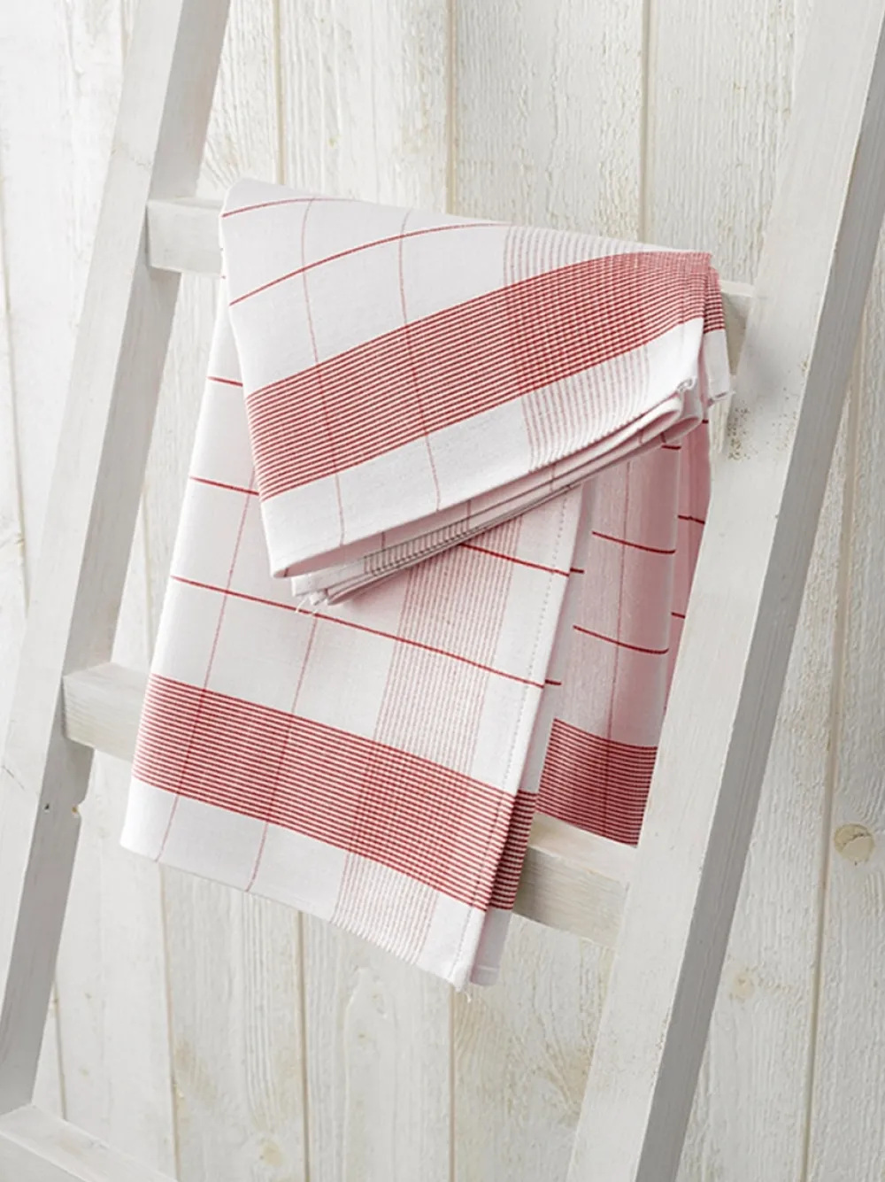 De Witte Lietaer Theedoeken Mixte Red (2 stuks) Hot