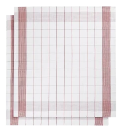 De Witte Lietaer Theedoeken Mixte Red (2 stuks) Hot