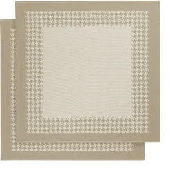 Theedoeken De Witte Lietaer Pied de Poule Moonlight (2 stuks)