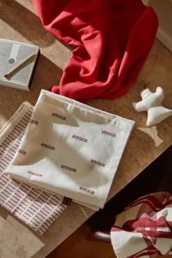 Humdakin Theedoek Hygge Shell (Set van 2)