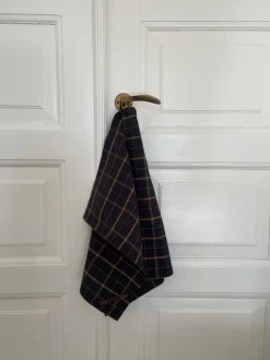 Theedoek Humdakin Recycled Cotton Brown Plaid (Set van 2)