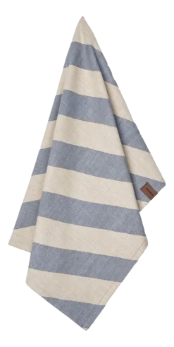 Humdakin Theedoek Recycled Cotton Blue Candy (Set van 2)