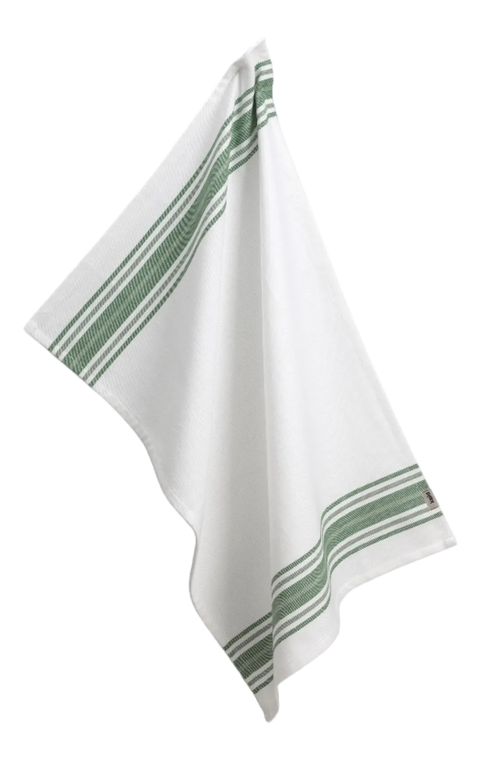 Theedoek Kela Cora Strepen Groen - 50 x 70 cm