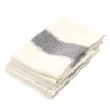 Libeco Theedoek Ajaccio Black Linnen (Set van 6) Sale