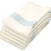 Theedoek Libeco Porticcio Turquoise Linnen (Set van 6)