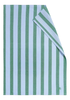 Marc O'Polo Theedoek Haley Multi Green (Set van 2) Hot