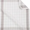 ZicZac Theedoek Linnen Taupe (set van 2)