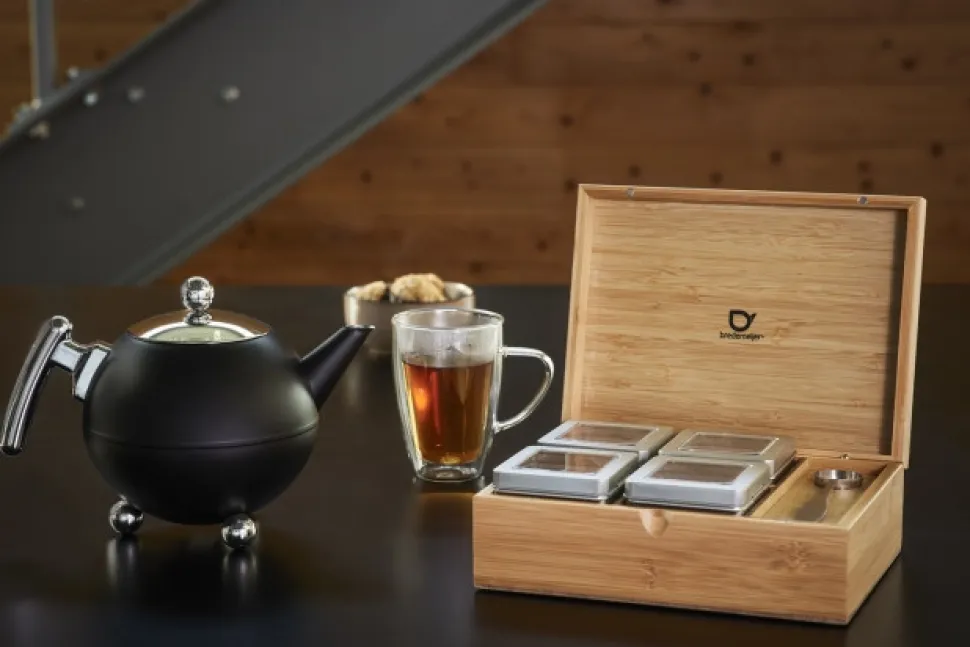 Theedoos Bredemeijer Bamboo Bruin (6-delig)