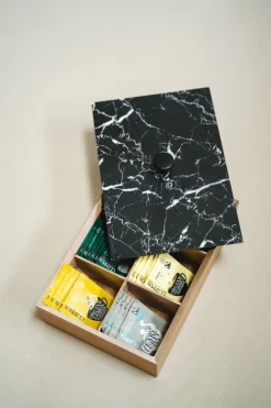 Bredemeijer Theedoos Met Marmerlook Deksel Best