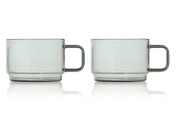 AdHoc Theeglas Impact Grey 300 ml (Set van 2)