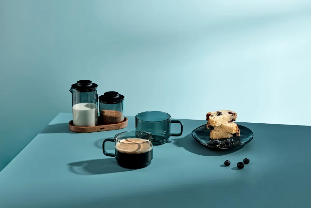 AdHoc Theeglas Impact Grey 300 ml (Set van 2)