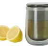 AdHoc Theeglas met Filter Fusion Grijs 400 ml (2-delig) Outlet