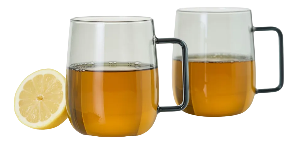 Theeglas AdHoc Yuna Grey 560 ml (Set van 2)