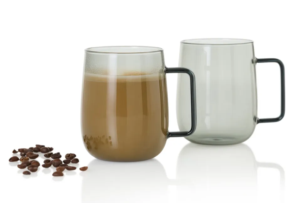 Theeglas AdHoc Yuna Grey 560 ml (Set van 2)
