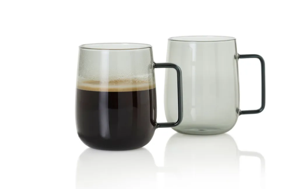 Theeglas AdHoc Yuna Grey 560 ml (Set van 2)