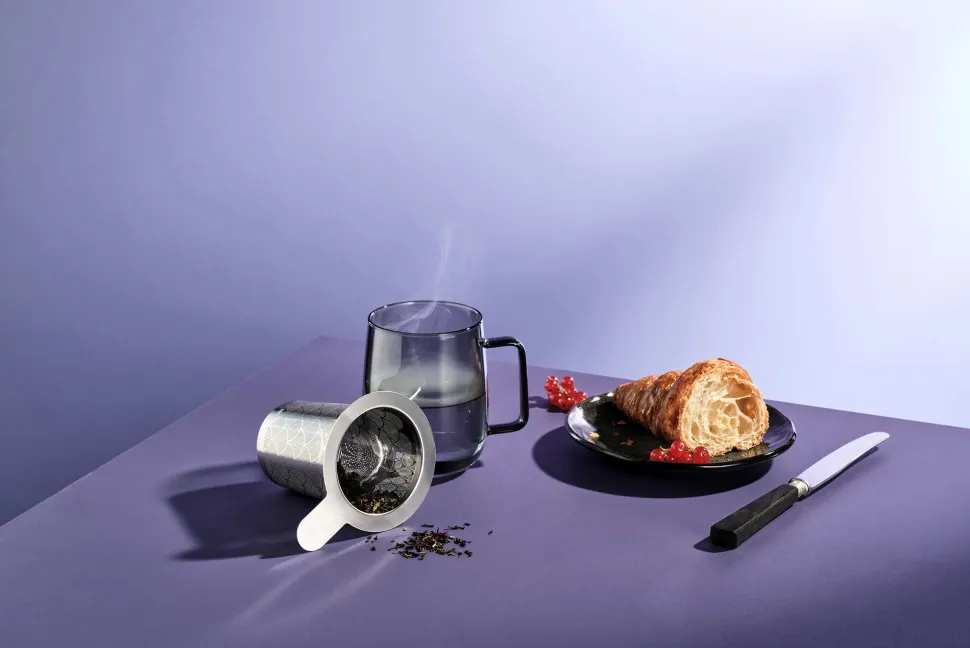 Theeglas AdHoc Yuna Grey 560 ml (Set van 2)