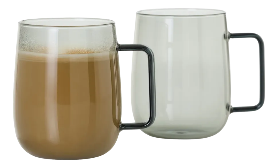 Theeglas AdHoc Yuna Grey 560 ml (Set van 2)