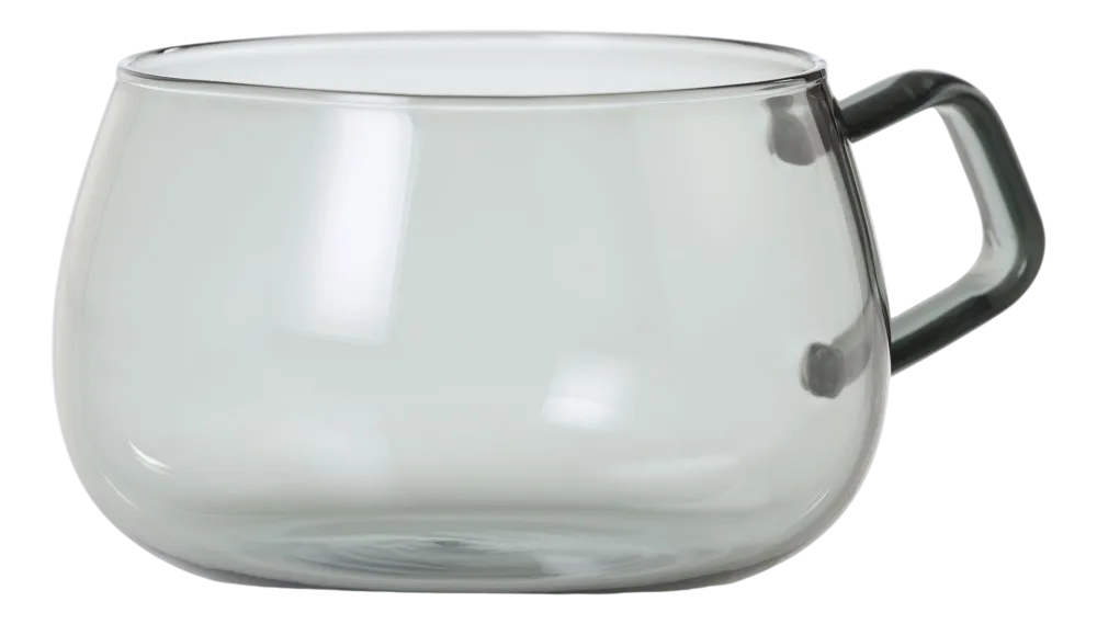 AdHoc Theeglas Yuna Grey 400 ml (Set van 2)