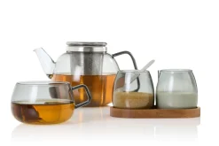 AdHoc Theeglas Yuna Grey 400 ml (Set van 2)