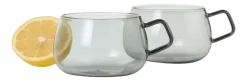 AdHoc Theeglas Yuna Grey 400 ml (Set van 2)
