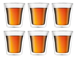 Bodum Theeglas Canteen Dubbelwandig Transparant 200 ml (Set van 6) Sale
