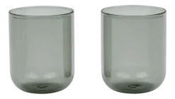 Theeglas Bredemeijer Padua Grijs 400 ml (Set van 2)