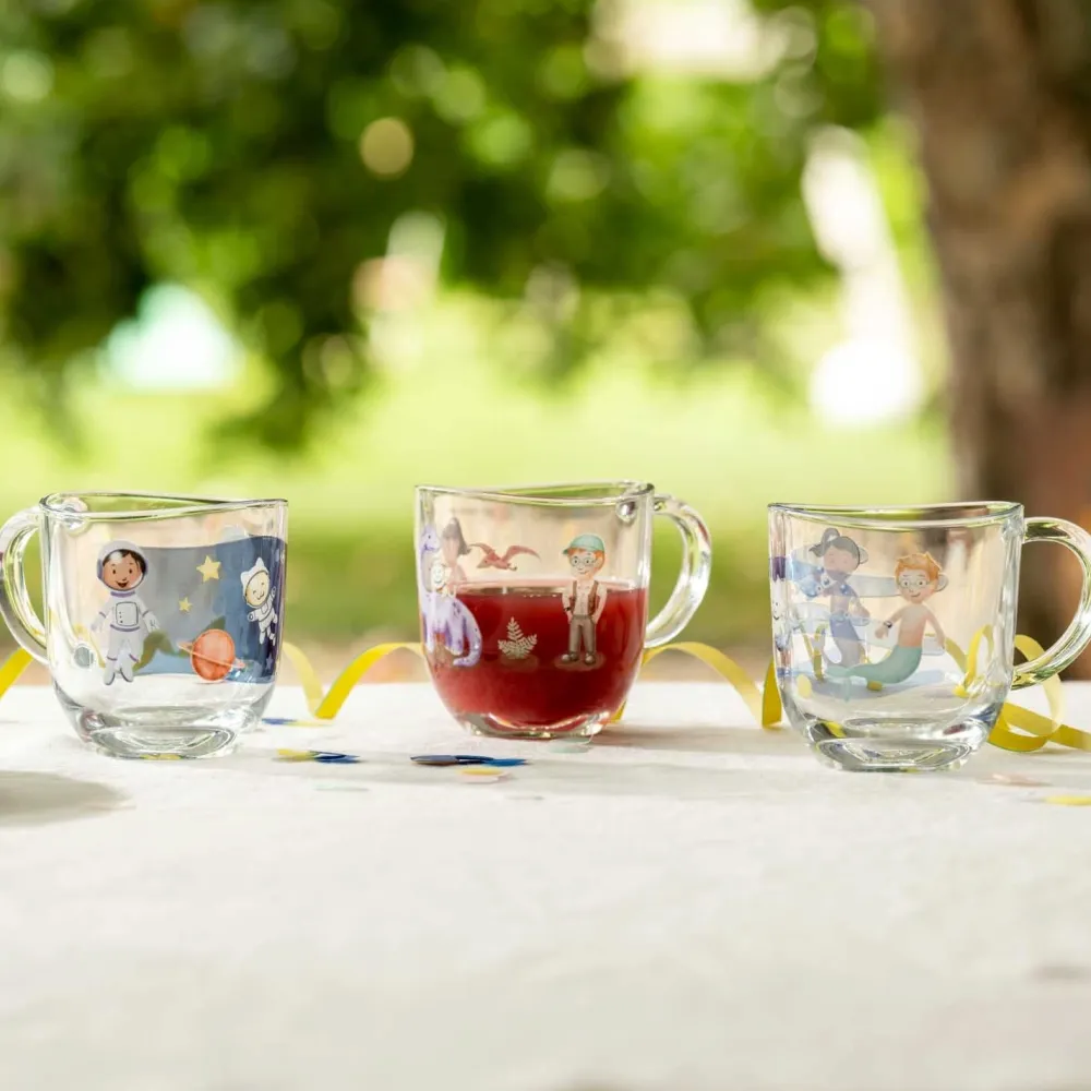 Leonardo Theeglas Bambini Avventura Dino 280 ml (Set van 6) Best
