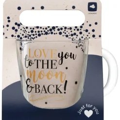 Theeglas Leonardo Emozione Love You 400 ml (Set van 4)