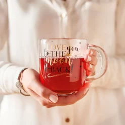 Theeglas Leonardo Emozione Love You 400 ml (Set van 4)