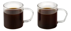 Theeglas Leopold Vienna Arusha Transparant 200 ml (Set van 2)