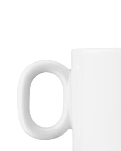 Theekop Alessi Dressed White Porcelain 170 ml (Set van 4)