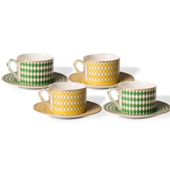 Theekop POLSPOTTEN Chess (Set van 4)