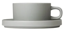 Blomus Theekop & Schotel Pilar Mirage Grey (Set van 2) Best