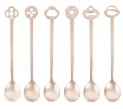 Theelepel Sambonet Party Oriental Living Antique PVD Champagne (6-Delig)