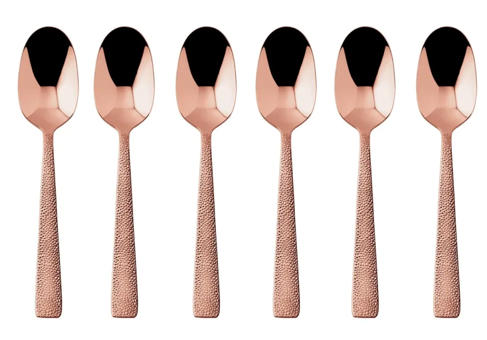 Theelepel Sambonet Siena PVD Copper (6-Delig)