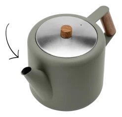 Theepot Bredemeijer Boston Leigrijs 1,1 L