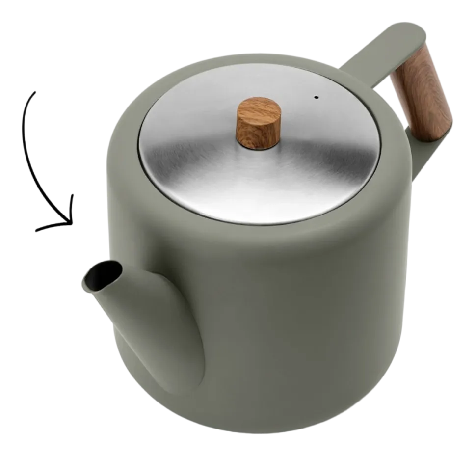 Theepot Bredemeijer Boston Leigrijs 1,1 L
