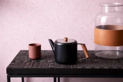 Theepot Bredemeijer Duet Design Boston Mat Zwart 1,1 L