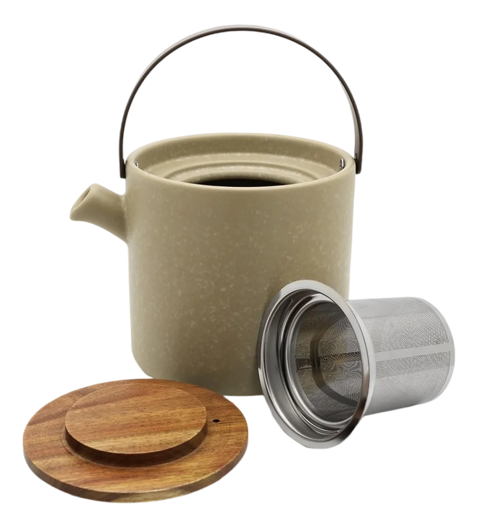 Theepot Bredemeijer Silhouet Umea Met Theelicht Klei 1,2L