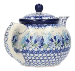 Bunzlau Castle Theepot Blue Garden 1,3 L New