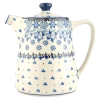 Theepot Bunzlau Castle Recht Belle Fleur (1000 ml)