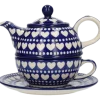 Theepot Bunzlau Castle Tea for One Blue Valentine (600 ml)