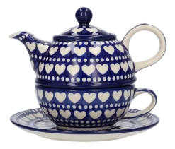 Theepot Bunzlau Castle Tea for One Blue Valentine (600 ml)