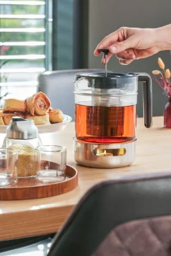 Theepot Gefu incl. Theelicht T-Prep Transparant 1,5 L