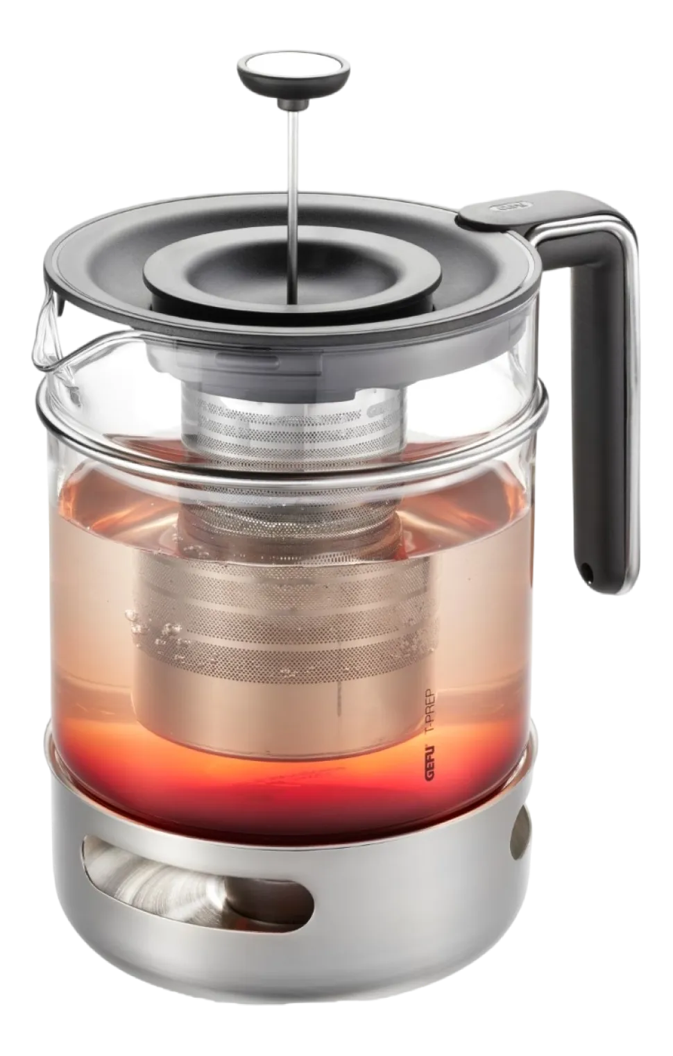 Theepot Gefu incl. Theelicht T-Prep Transparant 1,5 L